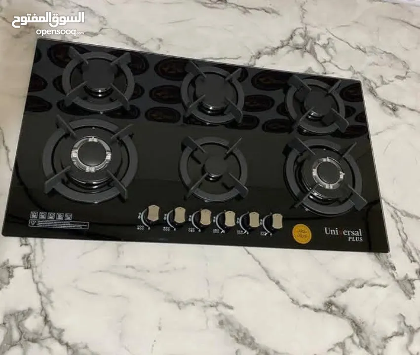 غاز شايش 6 عيون زجاج ضد الكسر