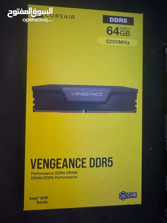 CORSAIR VENGEANCE DDR5 RAM 64GB (2x32GB) 5200MHz CL40