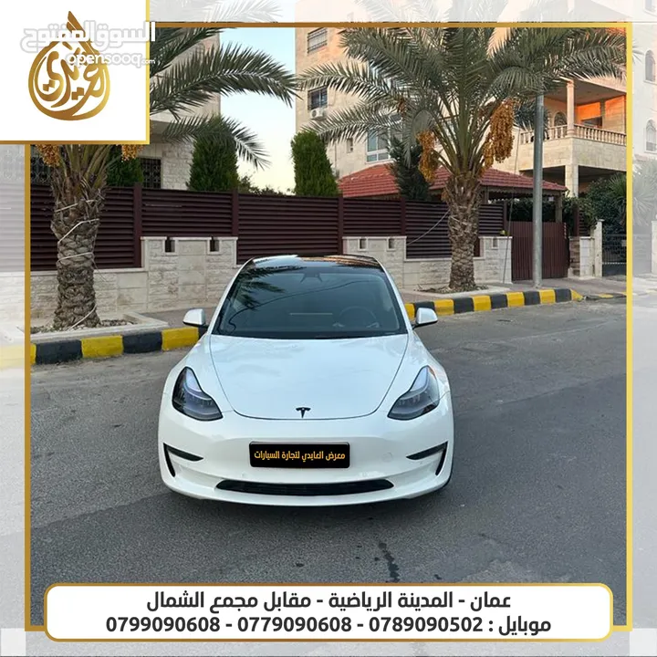 تيسلا موديل 2022 TESLA MODEL 3 بدفعة اولى 2400