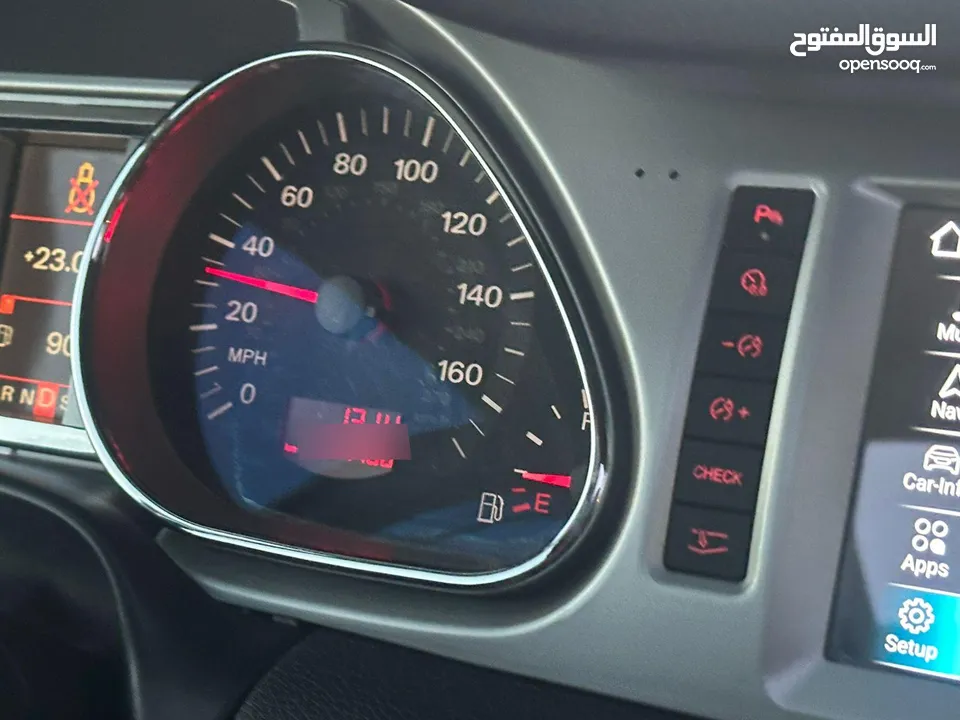 جيب اودي Q7 2007  كوارتر فل اوبشن كامل بانوراما اعلى صنف فحص كامل بحالة الوكالة