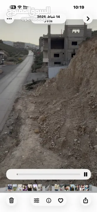 ارض تجارية ع الشارع العام بين الفارعة والباذان