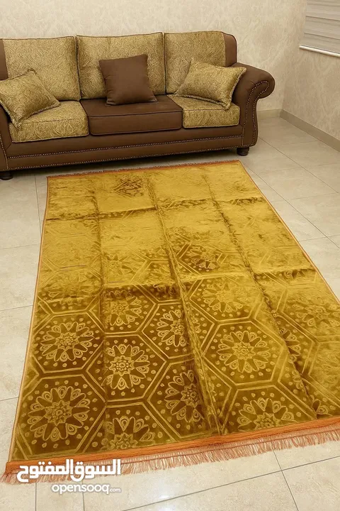 سجاد 3D مودرن مانع للانزلاق حجم كبير