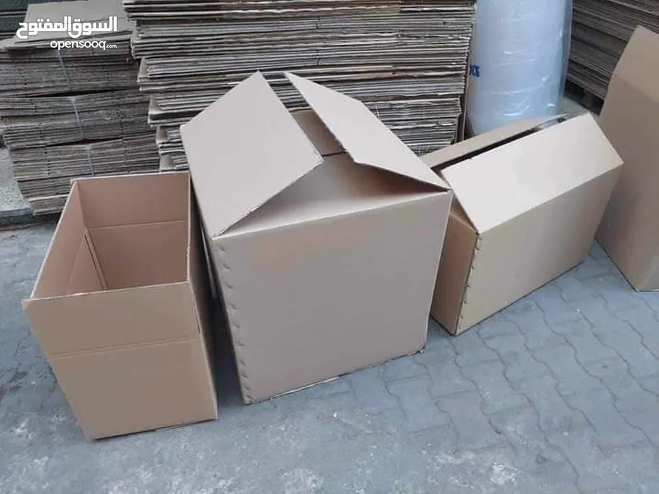 كراتين للبيع للشحن والنقل المفروشات المنزلية وتغليف كرتون قوى جدان لرحيل