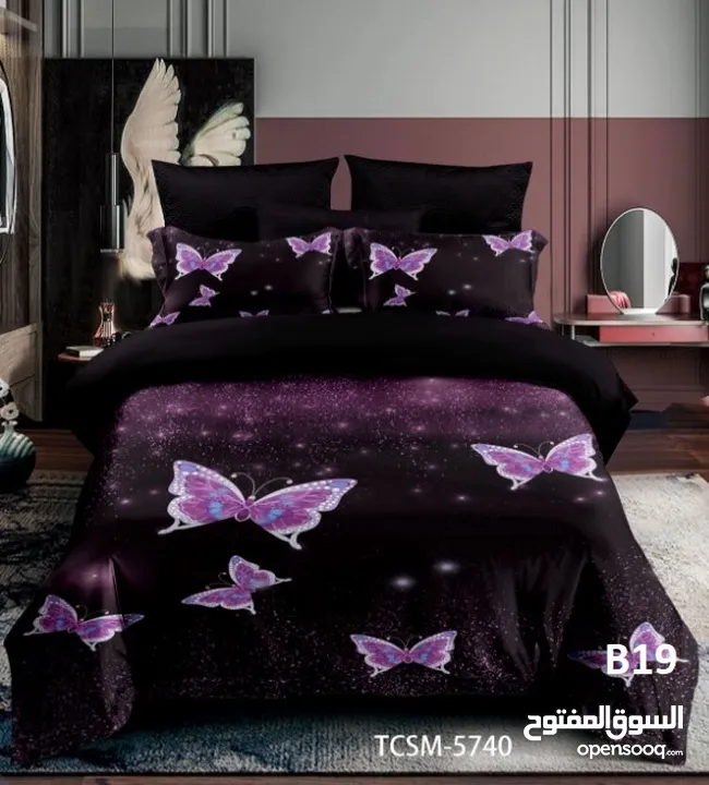 مسابل تخت برسومات اطفال ولادي بناتي مفرد مفرد ونص 4 قطع متوفر التوصيل لكل مكان بسعر رمزي