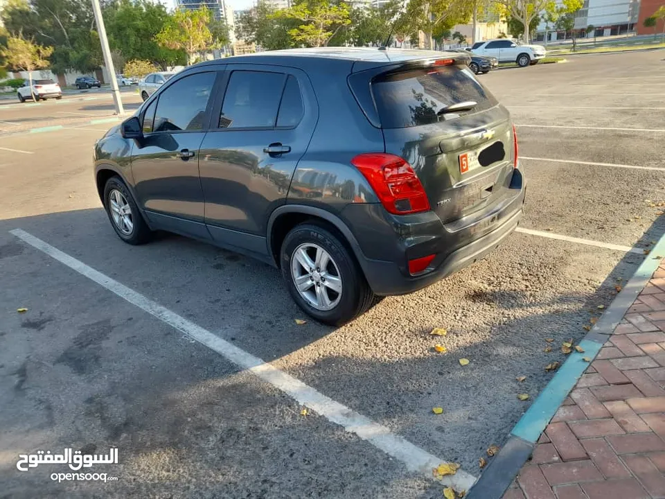 Chevrolet Trax 2018 GCC Kilometers : 157K SUV Gray Color Good Condition Abu Dhabi