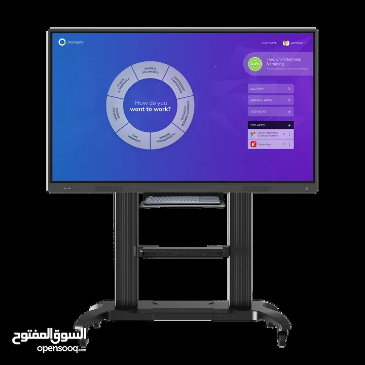 شاشات تفاعليه,شاشه 86 انش , رام 8جيجا ميميوري 128جيجا كفاله وتوصيل وتركيب فوري , interactive screens