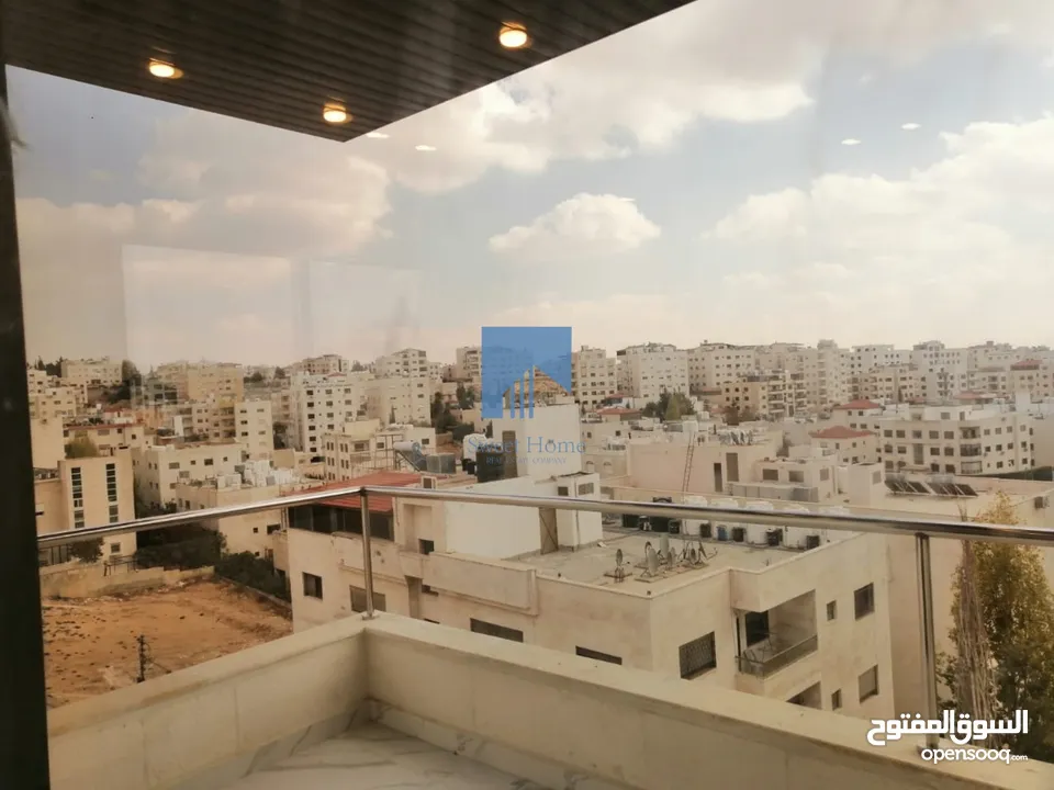 شقة فاخرة للبيع في خلدا  - قرب مدارس ساندس طابق ثالث 160م مع روف دوبلكس 125م لم تسكن