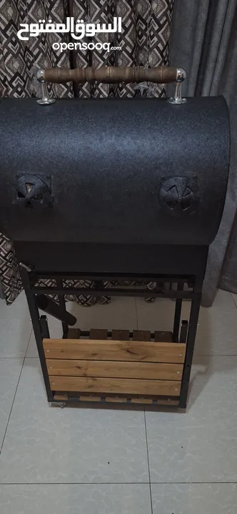 2 burner gas barbecue charcoal grill