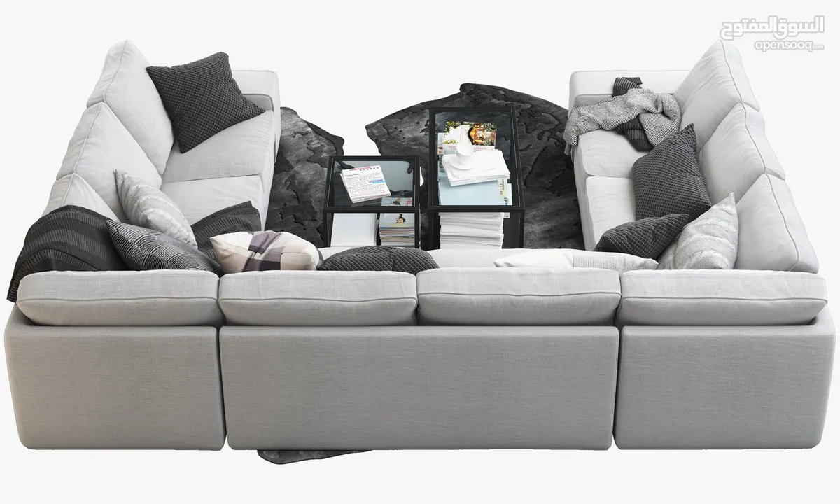 ikea kivik U shape sofa corner ايكيا يو شيب صوفا كورنر