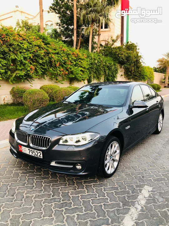 ‏BMW 528i موديل 2016 فل اضافات بحالة ممتازة  Bmw 528 i 2016 full option very clean car