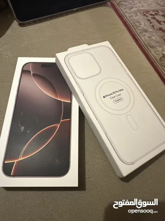 New not used Iphone 16 pro max 256GB  آيفون 16 برو ماكس 256 جيجا جديد غير مستعمل