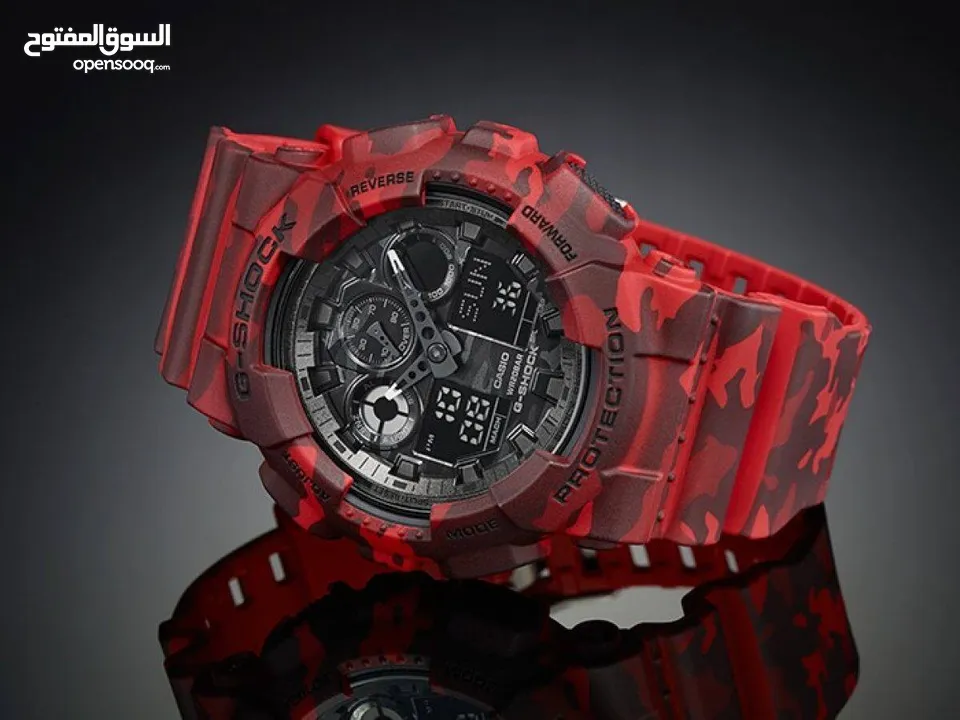 للبيع: ساعة كاسيو G-Shock GA-100 أصلية (مستعملة بحالة ممتازة)