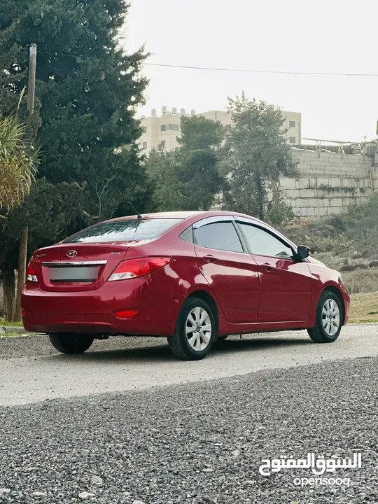 هيونداي اكسنت 2017 / سعر مميز وحررررق / فحص نخب/ لون مميز / فل اضافات بدون فتحة / ترخيص وتامين ساري