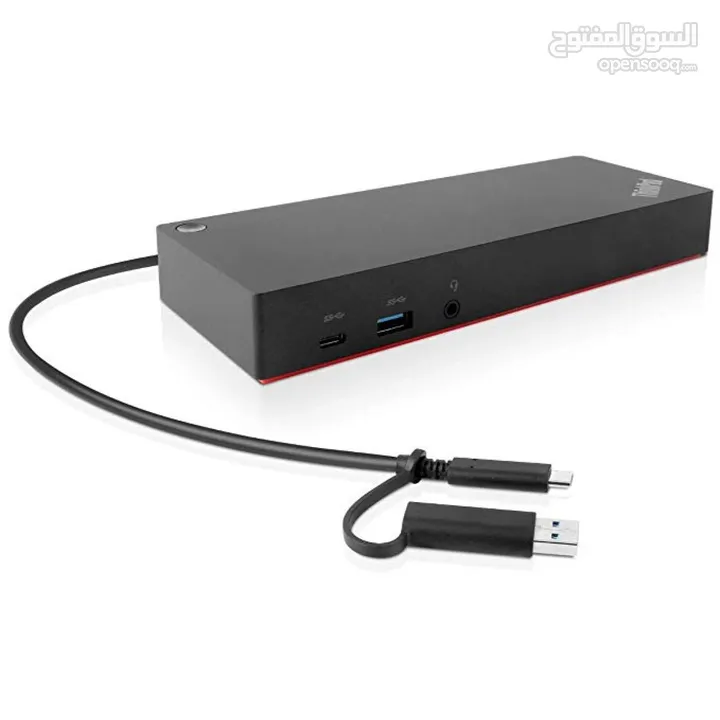 يستخدم لتوصيل عدة شاشات Lenovo Hybrid Usb-C