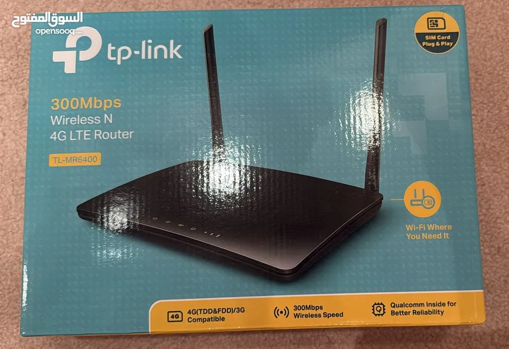 TP-Link TLMR6400 Wireless N 4G LTE Router 300Mbps