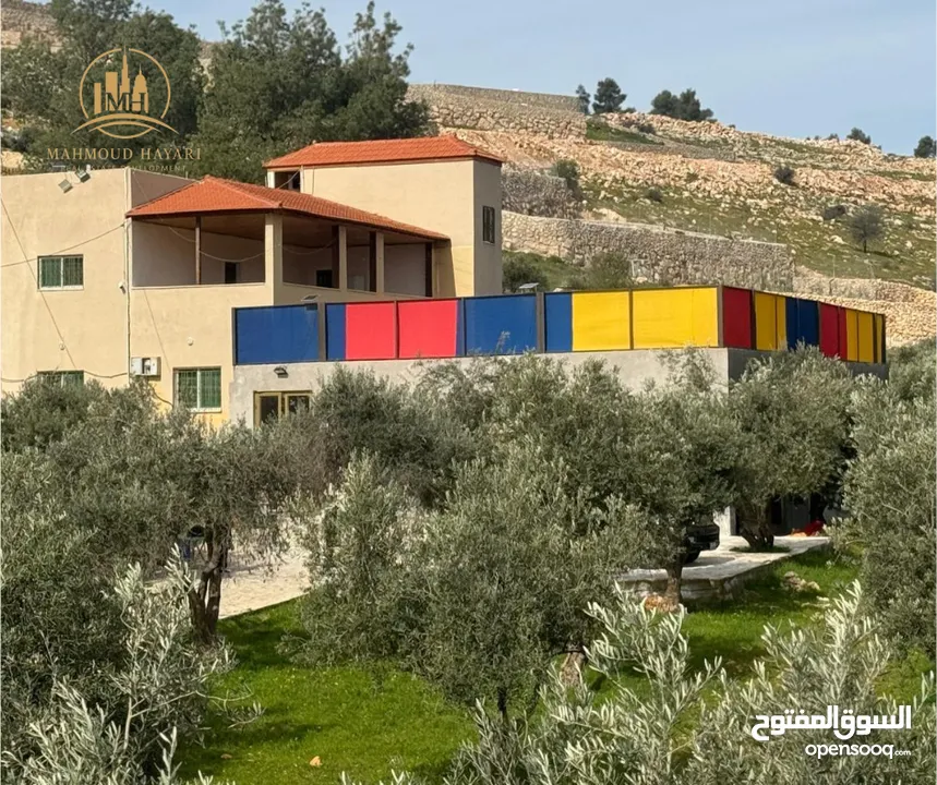 إعلان رقم: (5467) مزرعة مميزة بنظام شاليه للبيع – طريق جرش المفرق (رحاب)