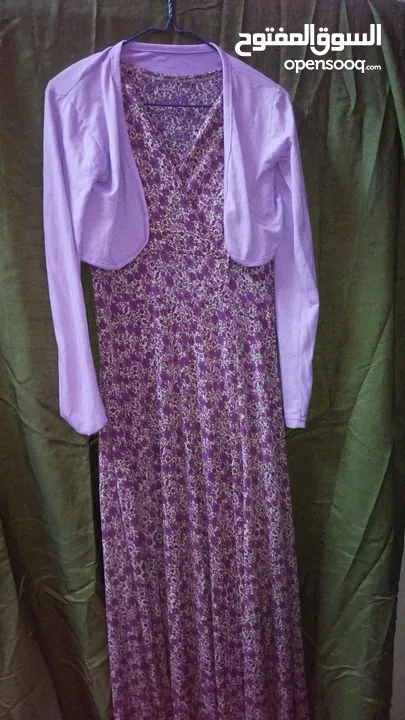 purple dress فستان نهدي