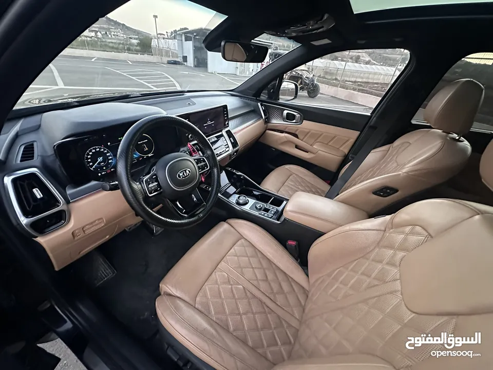 كايا سورينتو /2020 فل الفل  فتحة سقف بانوراما  2x4 ///200Hp  ديزل  2200cc  فل الفل مسكر بلاك