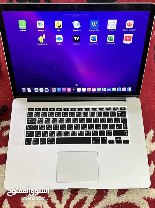 صحم و مسقط MacBook Pro (Retina 15-inch