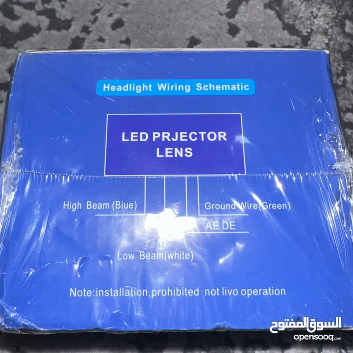 اضواء للدراجه الناريه مقاومه للماء LED projector lens