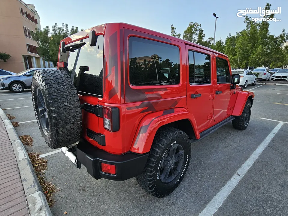 JEEP WRANGLER UNLIMITED NIGHT EAGLE, 2017, 3.6L AUTO, 159000 KMS, GCC, AGENCY MAINTAINED