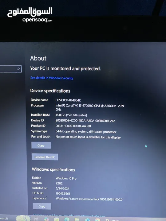 لاب توب hp zbook(workstation)
