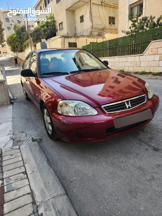 هوندا سيفيك موديل 1999 يد أولى وقطع اصليه لم تتعرض لأي حوادث نظيفه موتور 1600 جير