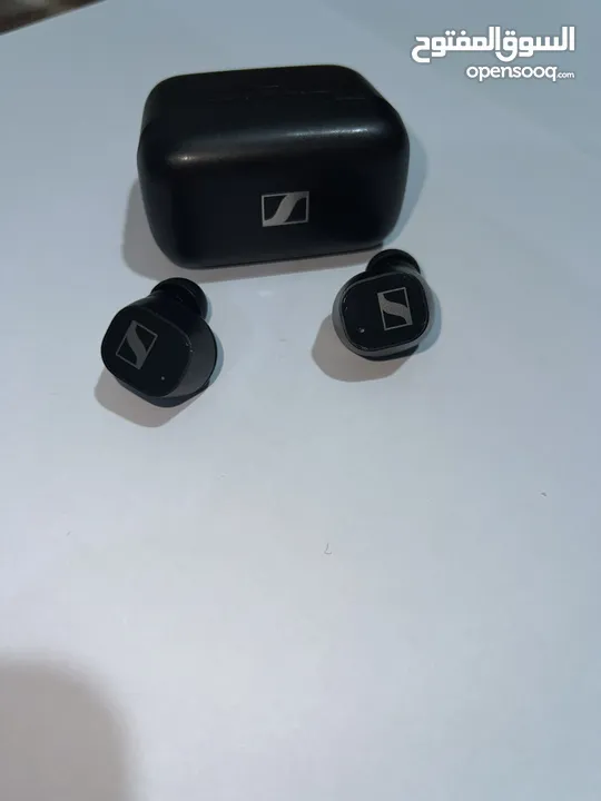 سماعة earbuds sennheiser سنهايزر افضل شركة صوتيات في العالم امريكي وارد سويسرا المواصفات في الصورة