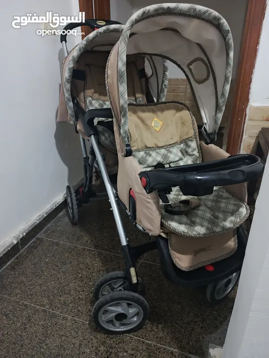 safety 1 stroller عرباية اطفال تونز التوأم