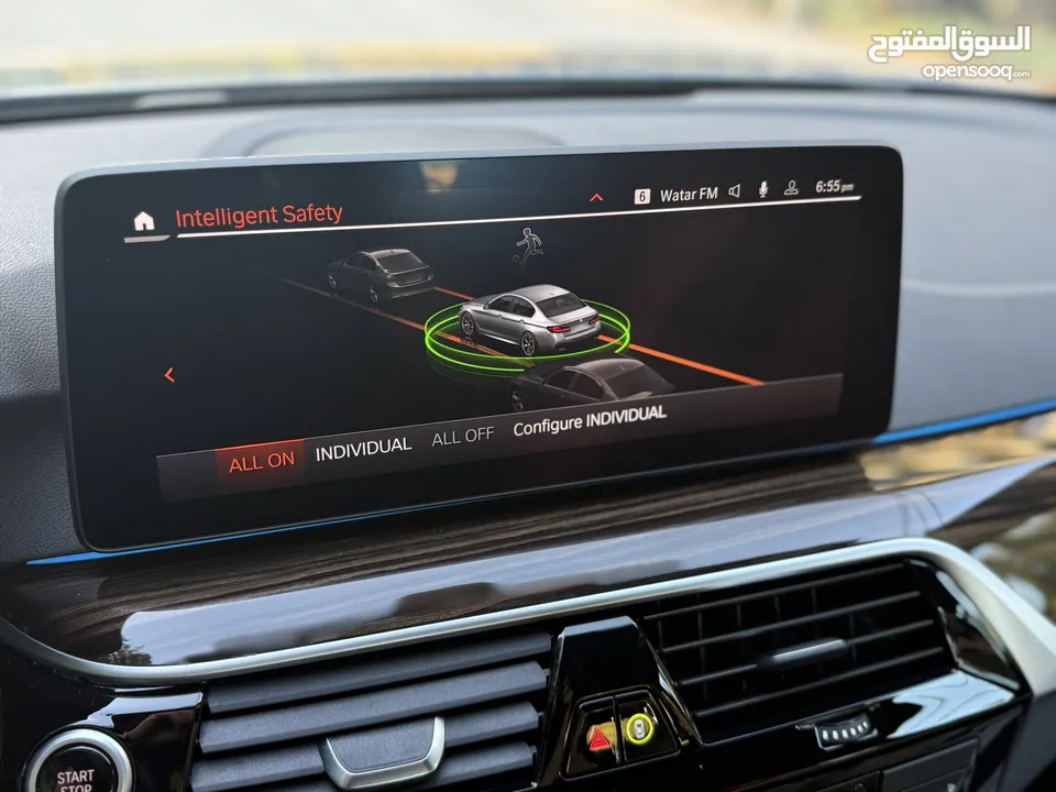 2022 BMW 530e M Sport Black Edition اصلي ... فحص كامل 7 جيد