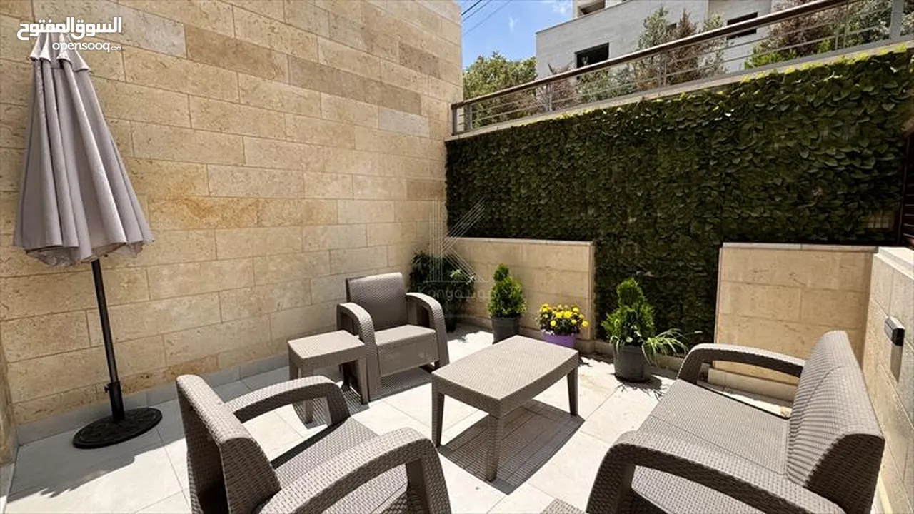 Furnished -B1 Floor Apartment For Rent In Amman- Abdoun
