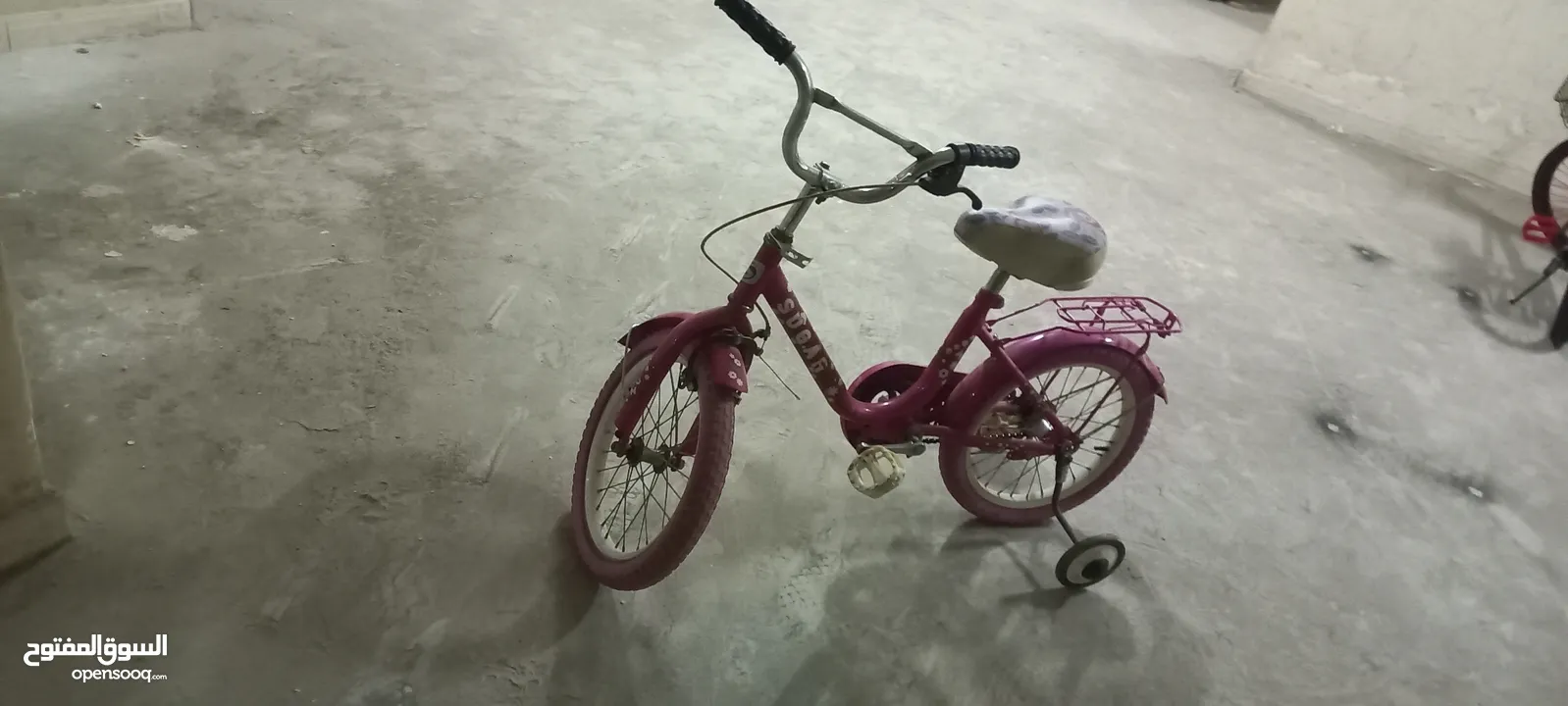 2عجل دراجة اطفال مستعملة