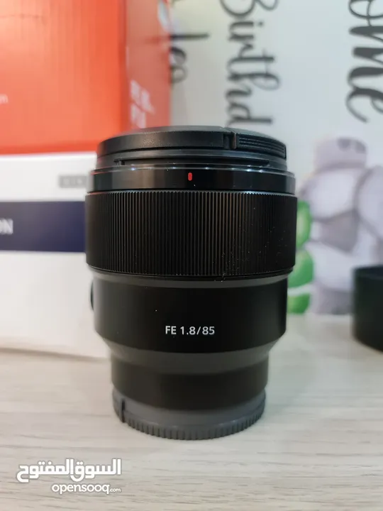 عدسات سوني و سيجما Sony Lens 85mm F1.8, Sigma 16mm & 30mm F1.4