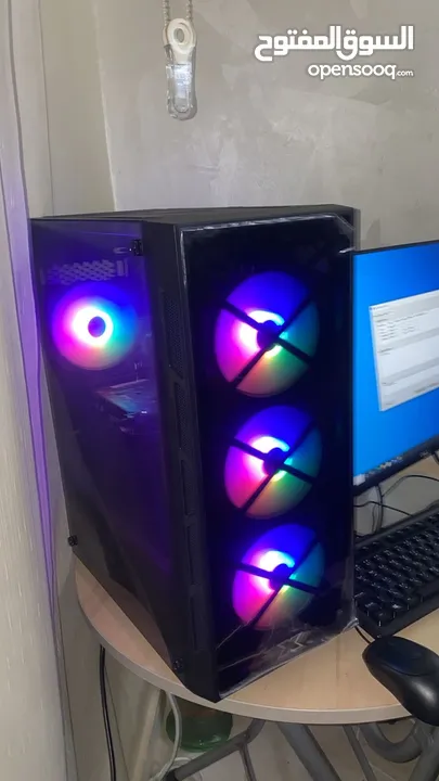 للبيع جهاز PC مكتبي ألعاب/شغل جاهز بالكامل – مواصفات قوية 10 أجهزه لدي