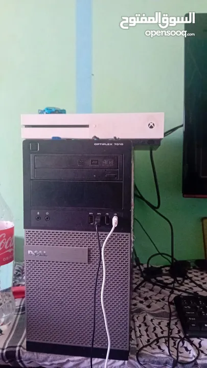 كمبيوتر DEll wendos10 مستعمل سنتين+مع كامل اغراضو ما عدا سماعة   Xbox One S مستعمل سنة +ايد2 تحكم +d