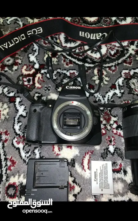 للبيع كاميرا Canon كانون EOS 55D نظيفه وسليمة 100‎%‎
