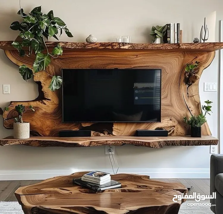 اثاث فاخر بالخشب الطبيعي