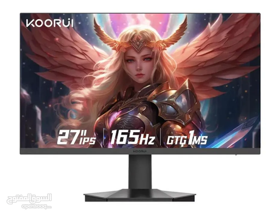 شاشة KOORUI 27 انش بتردد 165HZ وسعر حرق لفتره محدوده للكمبيوتر وال PS5
