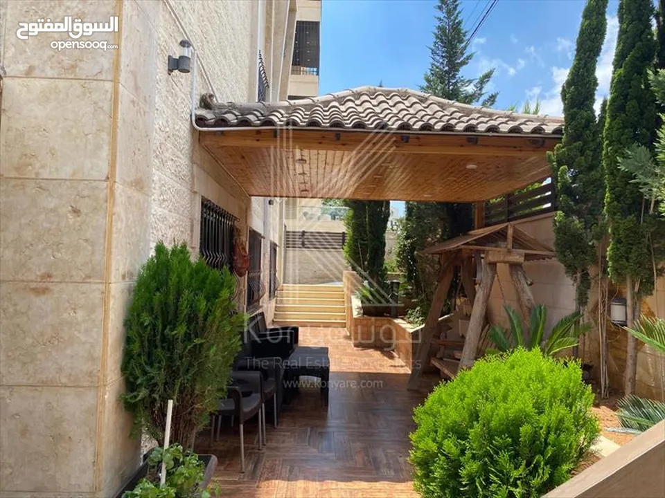 شقة مميزة للبيع في عمان - حي الصحابة - طابق شبه أرضي