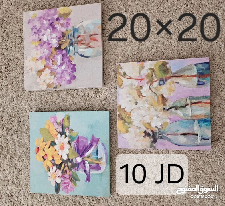 لوحات ايكيا ikea و غيره.. لوحة جدارية painting لوحات جدارية