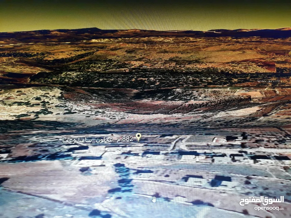 أرض للبيع 883 م  عجلون مطلة سكنية موقع مميزمع امكانية المبادلة بعمان مع دفع الفرق...