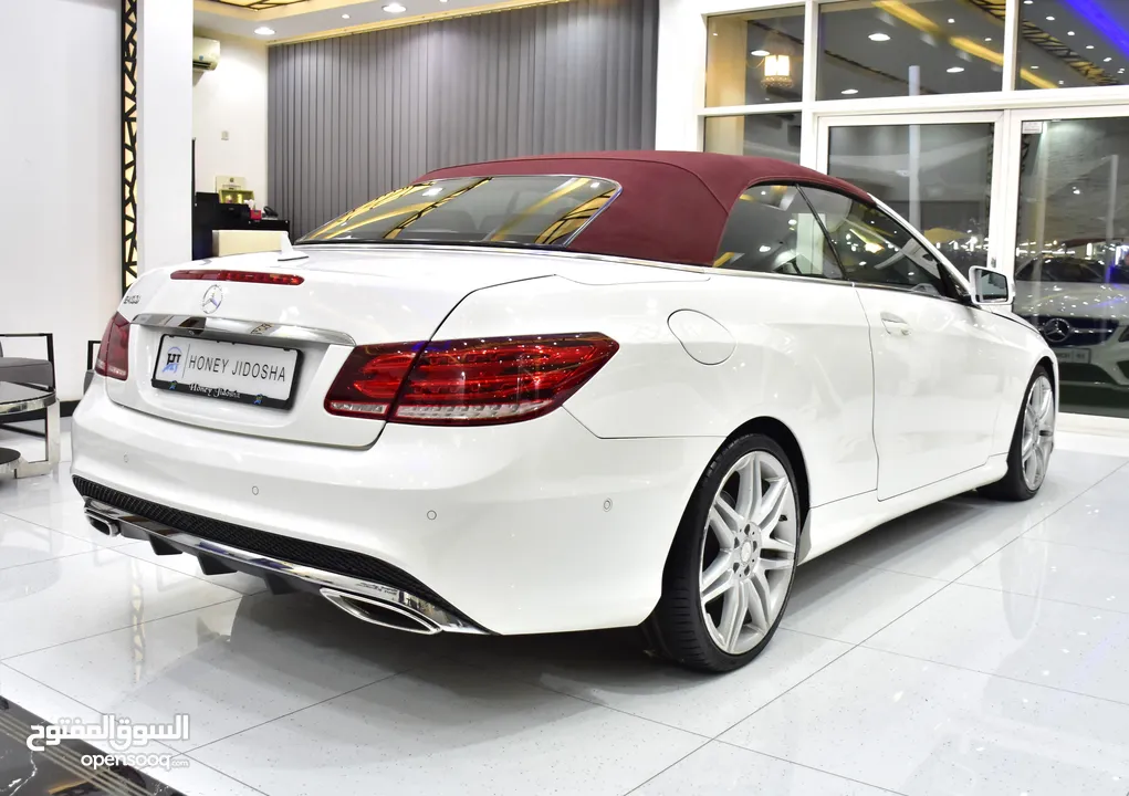 Mercedes Benz E400 Convertible ( 2015 Model ) in White Color GCC Specs