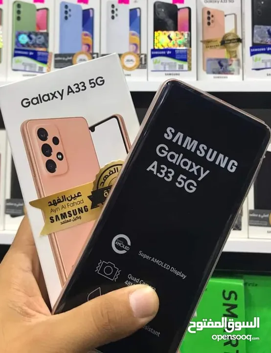 Samsung A33 5G رام 8 جيجا  128 متوفر توصيل وهدية