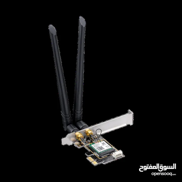 AX5400 Wi-Fi 6E Bluetooth 5.3 PCI-E Adapter WE3000 2.0 كرت انترنت داخلي جيمنج بمواصفات خيالة