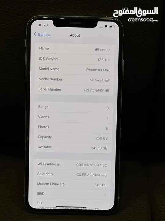 Xs max 256g كثير نظيف