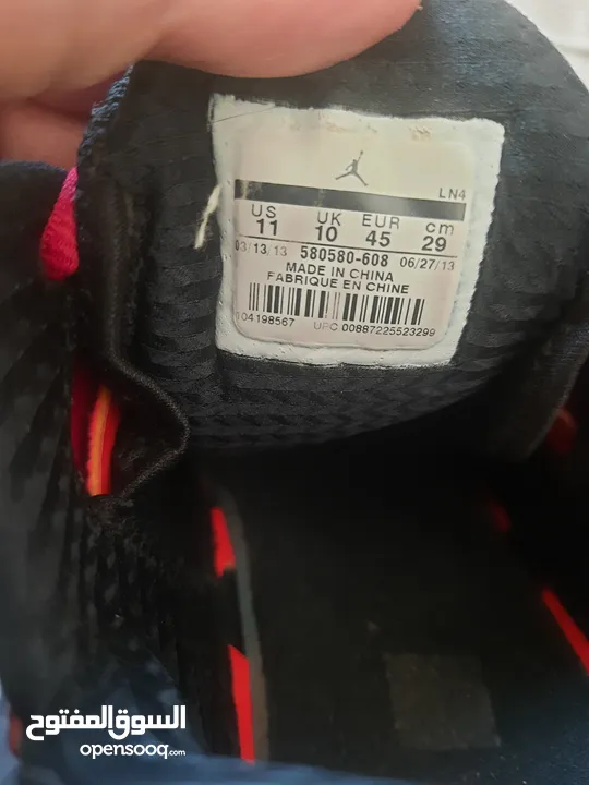 بوت Air Jordan اصلي قياس 45