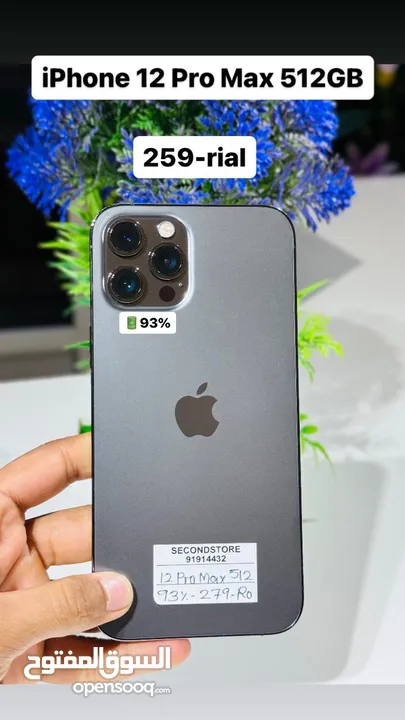 iPhone 12 Pro Max 512 GB - 93% BH - Admirable Working