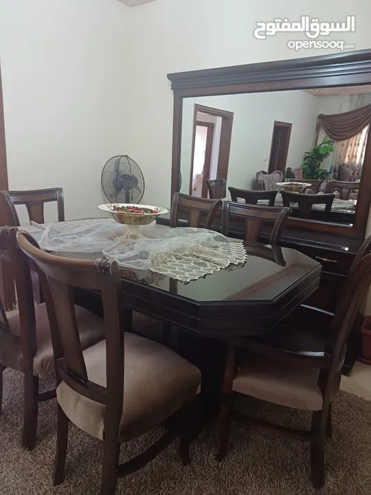 طقم كنب +سفره للبيع