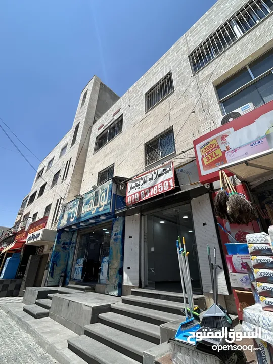 محل تجاري للايجار السنوي في منطقة خلدا مجمع القدس في شارع حيوي شارع الاميرة رحمة