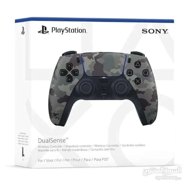 يد بلايستيشن فايف لون جيشي جديده ps5 بالكرتونه controller  new ارخص من السوق